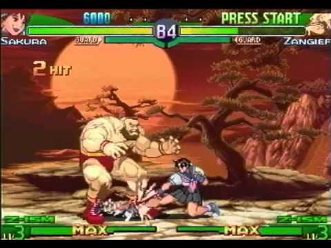 ตัวอย่าง Street Fighter Alpha 3 ปี 2002