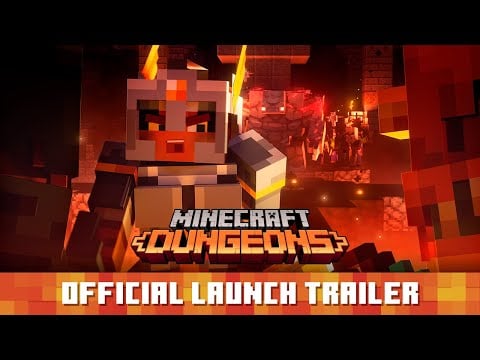 Minecraft Dungeons: tráiler de lanzamiento oficial