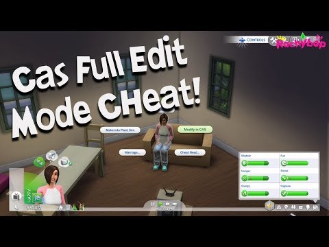 The Sims 4 on console CAS full edit mode CHEAT [PS4]
