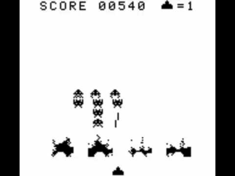 การเล่นเกม Gameboy Space Invaders - Taito (1994)