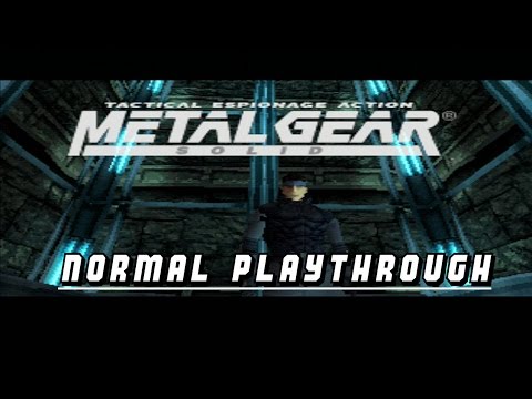 Metal Gear Solid 1 - การเล่นปกติ - ไม่มีคำอธิบาย