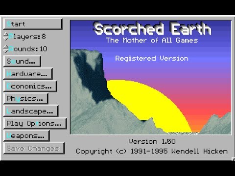Scorched Earth (PC/DOS) 1991-95, Wendell Hicken