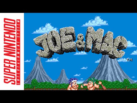 [SNES] Joe & Mac (1991) Longplay (2 jogadores)