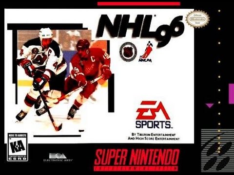 NHL 96 (Super Nintendo) - เป็ดยักษ์ที่ San Jose Sharks