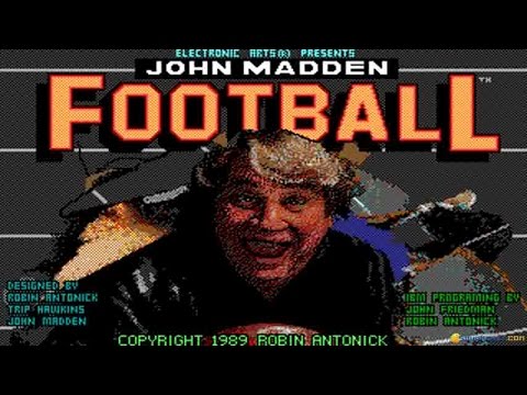 John Madden Football-Gameplay (PC-Spiel, 1988)