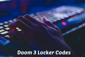 doom 3 storage locker codes