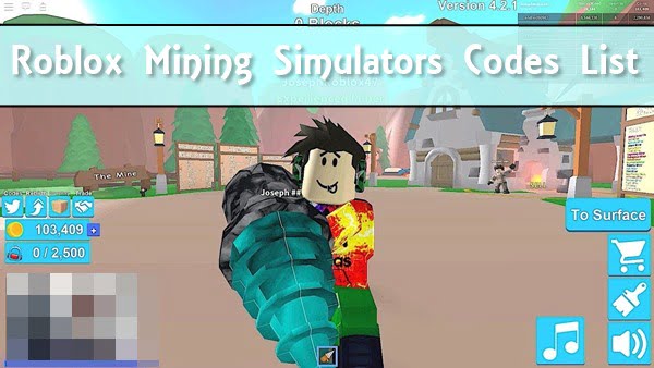 Ysedsfkrytdwmm - codes all new codes items and skins roblox mining simulator