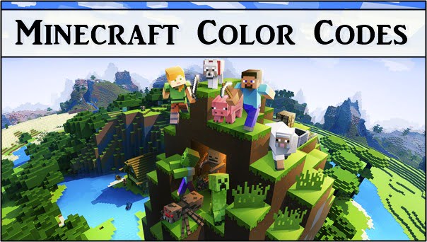 Minecraft Color Codes March 2021 Chat Sign MOTD Hex Text