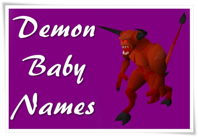 Who are is demons. Demon names.