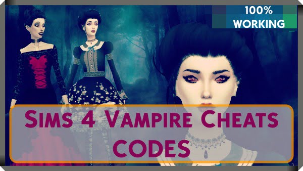 sims 4 vampire codes