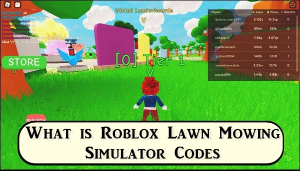 O que são os códigos do simulador de corte de grama Roblox?
