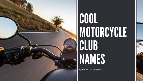 Cool Motorcycle Club Names Ideas (2024)