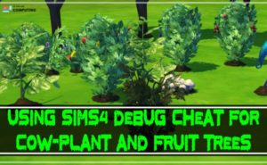debug cheat sims 4 plants