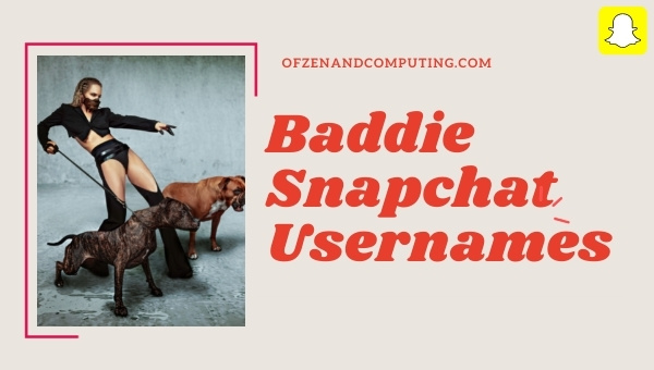 Baddie Snapchat Usernames Ideas (2024)