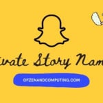 Snapchat Private Story Names Ideas (2022): Funny, Cool