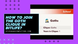 How to Join the Goths Clique in BitLife? ([cy]) + Requirements