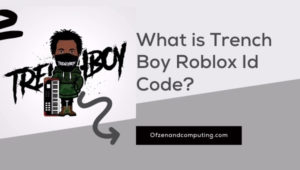 trench boy id roblox