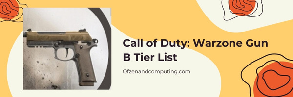 Call of Duty Warzone Gun B Tier List (2024)