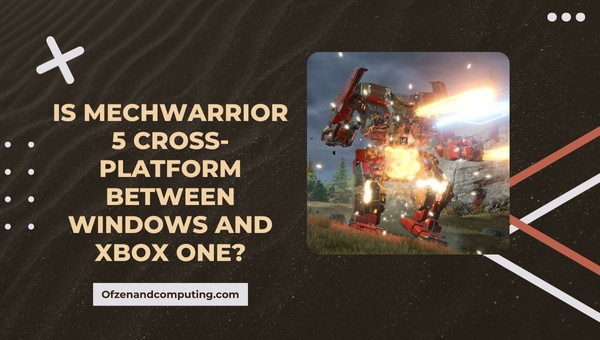 Is Mechwarrior 5 Mercenaries Cross-Platform Between PC And Xbox One?