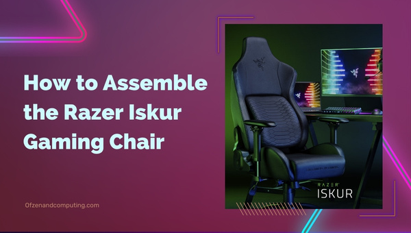 How to Assemble the Razer Iskur Gaming Chair
