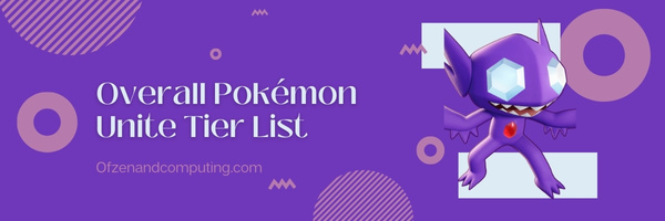 Overall Pokémon Unite Tier List (2023)