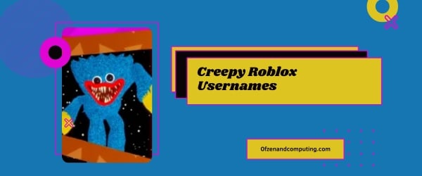 Creepy Roblox Usernames Ideas 2024 (Names)