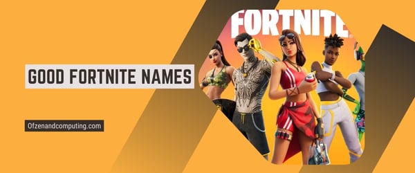 Good Fortnite Names 2024 (Usernames)