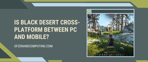 Is Black Desert Cross-Platform Between PC and Mobile?