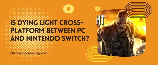 هل Dying Light Cross-Platform بين الكمبيوتر الشخصي و Nintendo Switch؟