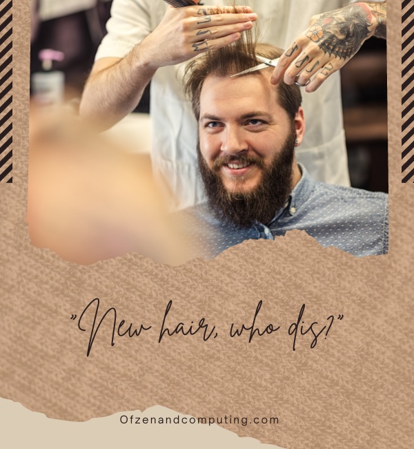 Men Haircut Captions For Instagram