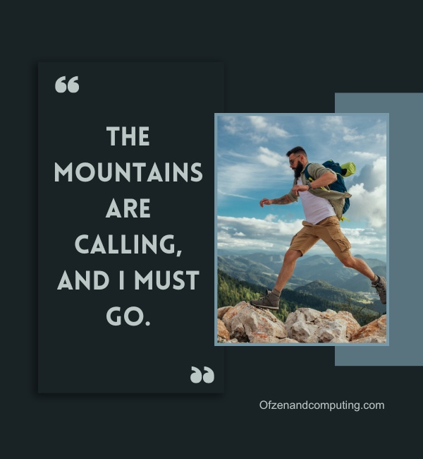 Mountain Hiking Captions For Instagram (2024)