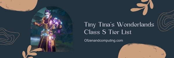 قائمة المستوى S من Tiny Tina's Wonderlands Class S (2024)