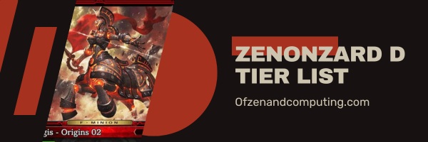 Lista de níveis Zenonzard D (2024)
