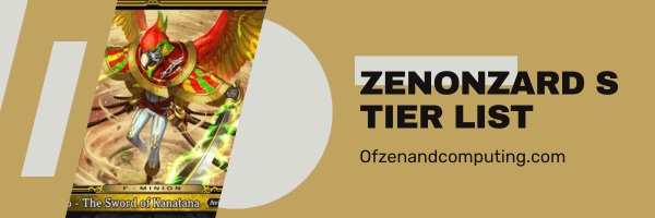 Liste des niveaux Zenonzard S (2024)