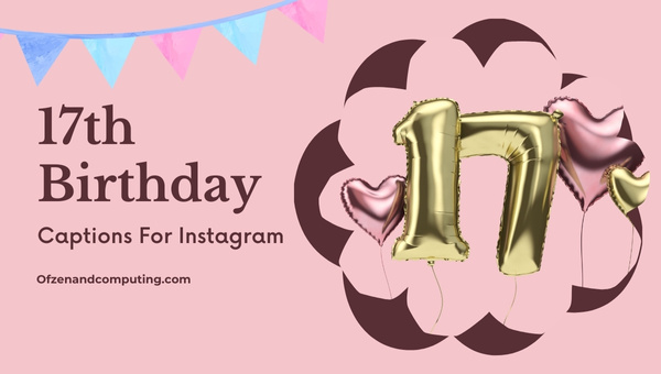 17th Birthday Captions For Instagram ([cy]) Funny