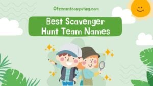 Best Scavenger Hunt Team Names ([cy]) Treasure Hunt Event
