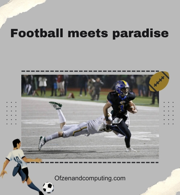 Hawaiian Themed Football Game IG Captions (2024)