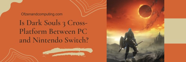 Dark Souls 3 ข้ามแพลตฟอร์มระหว่าง PC และ Nintendo Switch หรือไม่