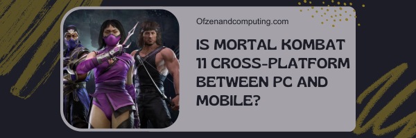 Is Mortal Kombat 11 Cross-Platform Between PC and Mobile?