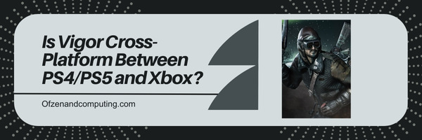 Is Vigor Cross-Platform Between PS4/PS5 and Xbox?
