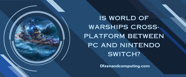 O World of Warships é multiplataforma entre PC e Nintendo Switch?