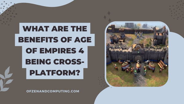 Каковы преимущества кроссплатформенности Age Of Empires 4?