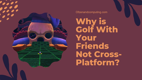 Por que o golfe com seus amigos não é multiplataforma
