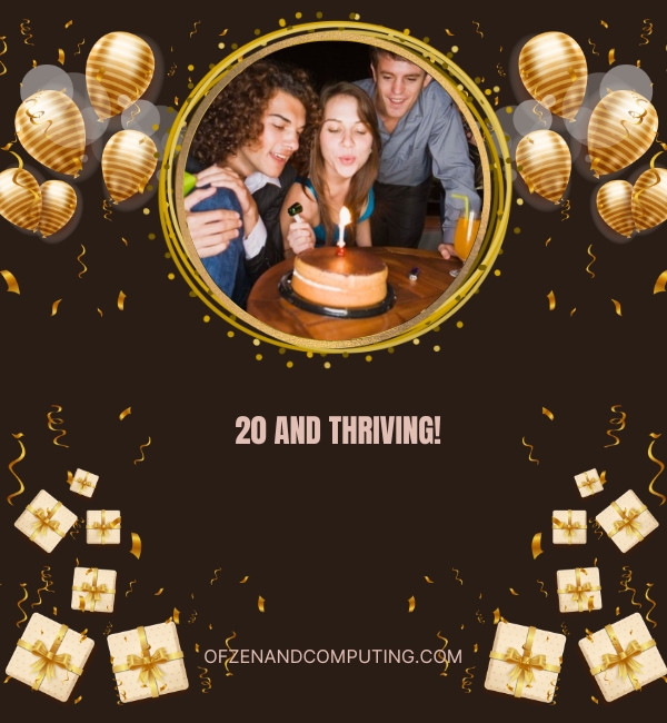 20th Birthday Captions For Instagram
