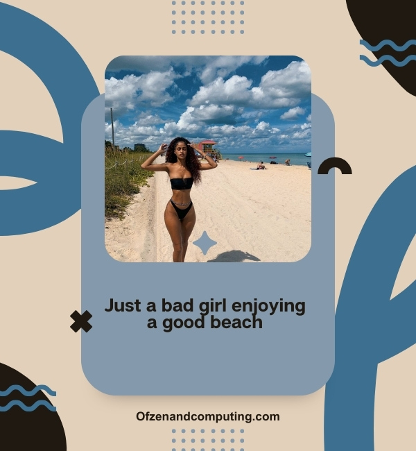 Baddie Beach Captions For Instagram (2024)