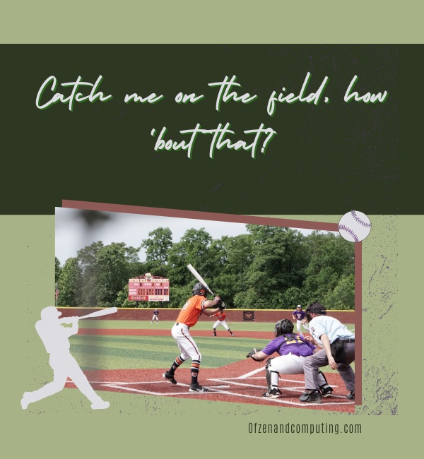 Baseball-Wortspiel-Untertitel für Instagram (2024)