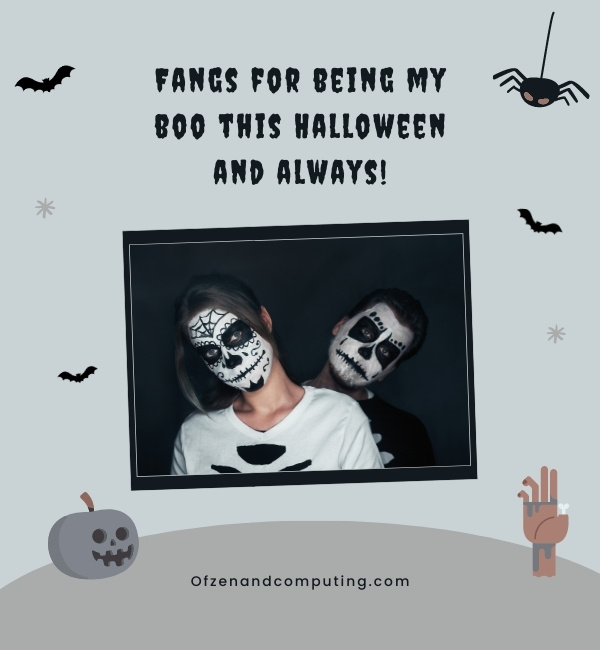 Cheesy Halloween Couple Captions For Instagram (2024)
