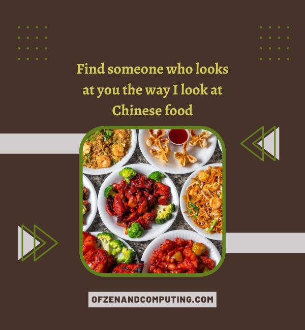 Chinese Food Captions For Instagram