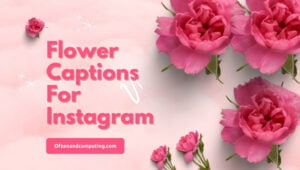 Flower Captions For Instagram ([cy]) Cute, Funny, Good