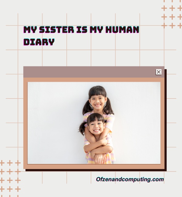 Funny Sister Captions For Instagram (2024)